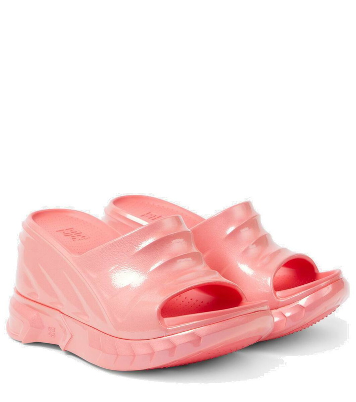 Photo: Givenchy Marshmallow wedge slides