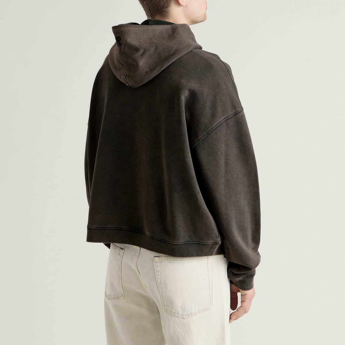 Represent Men's Boxy Oversized Hoodie in Coffee