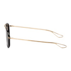 Dita Black and Gold Kohn Sunglasses