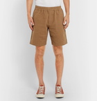 Folk - Linen And Cotton-Blend Drawstring Shorts - Tan