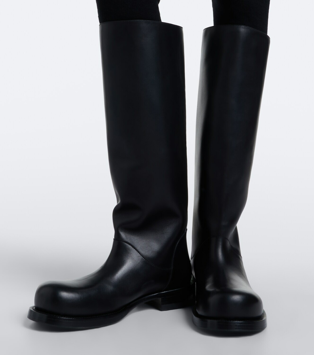 Christen Defender leather over-the-knee boots