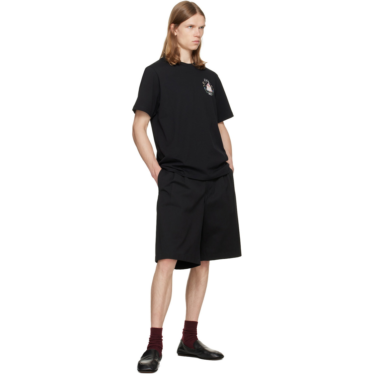 Casablanca Black Classic T-shirt