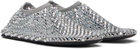 Christopher Esber Silver Minette Bezeled Flats
