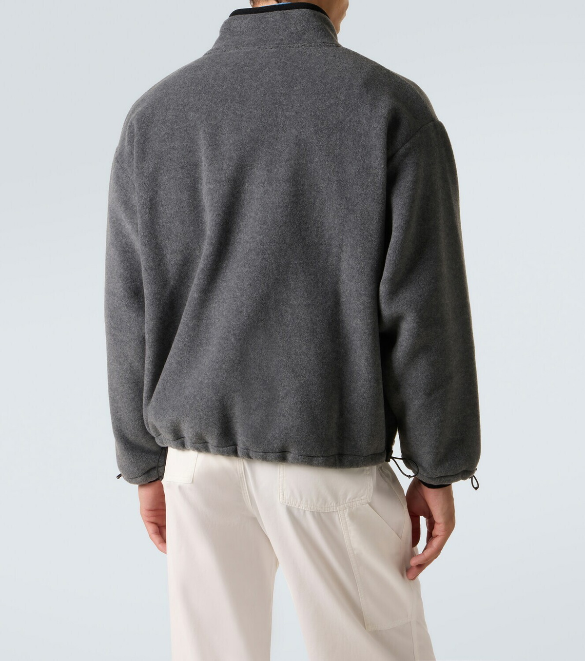 Miu Miu Logo fleece sweatshirt