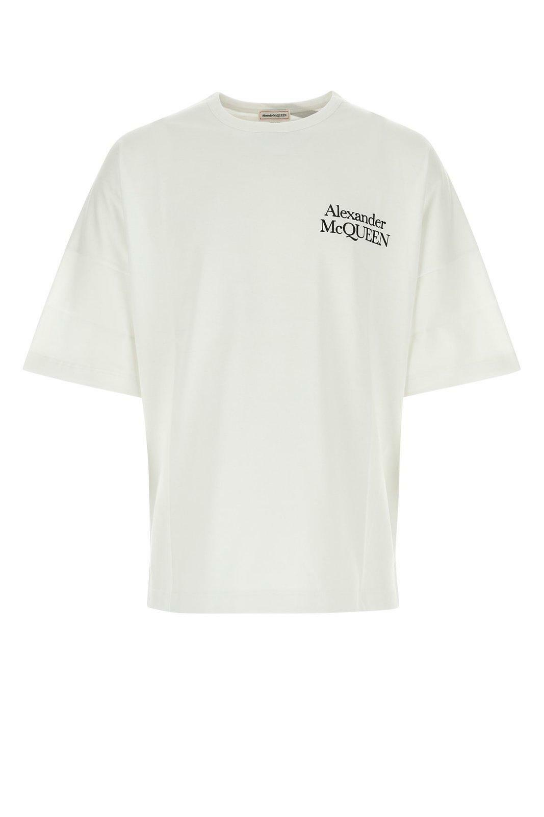【送料&関税込】Alexander McQueen Graphic Printed Crewneck T Alexander McQueen Sweatshirt - MUSKO STORE