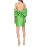Rasario Silk-satin strapless midi dress