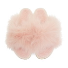 Mr and Mrs Italy Pink Fur Sandals