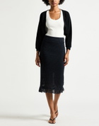 Peserico Womens Midi skirt Midnight in Blue