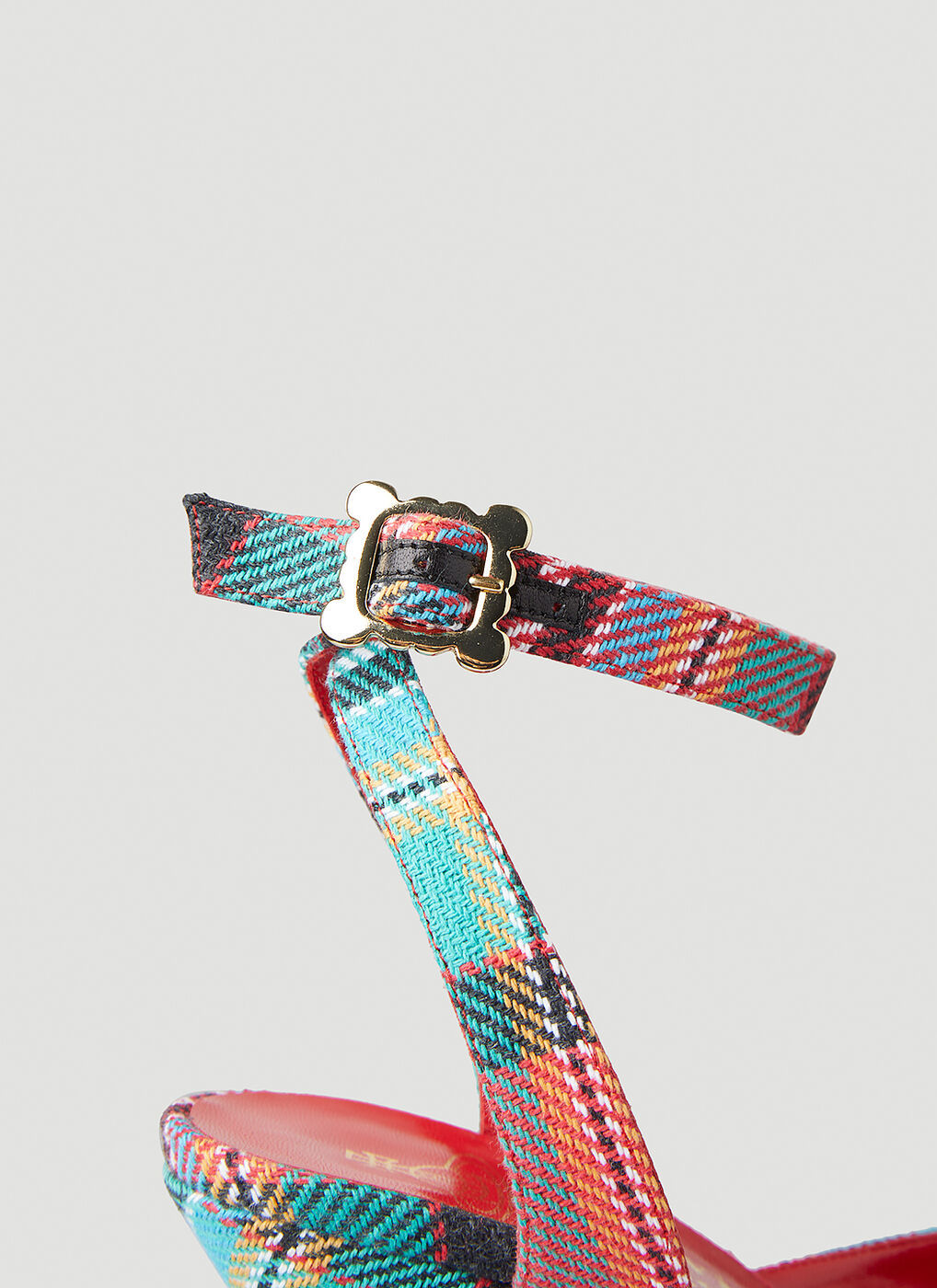 Vargas Elevated Platform Sandals in Red Vivienne Westwood