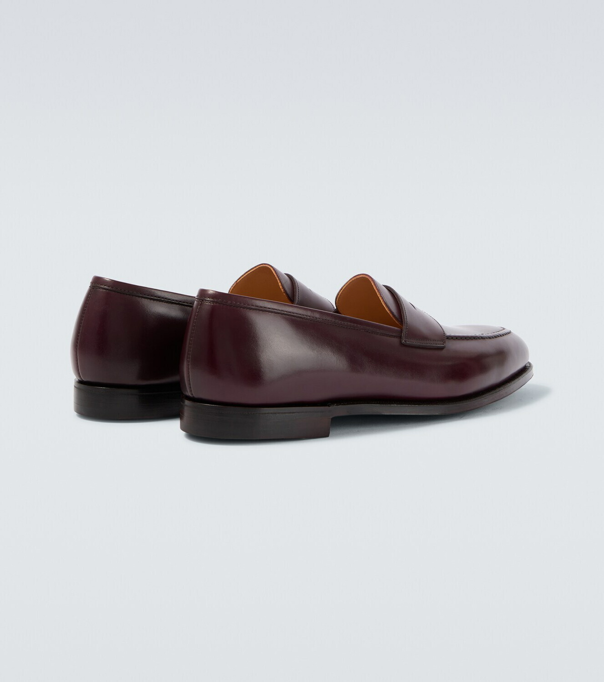 George Cleverley Bradley II leather penny loafers