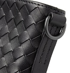 Bottega Veneta - Intrecciato Leather Messenger Bag - Men - Black
