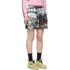 Adaptation Multicolor Print Track Shorts