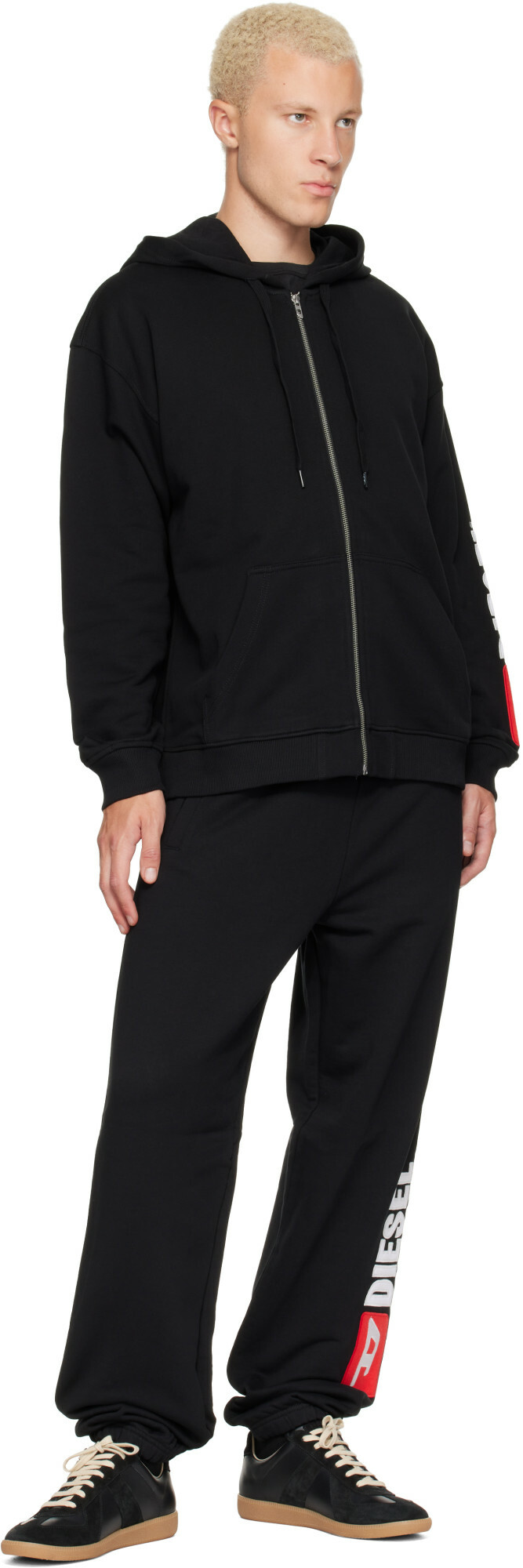 Diesel Black P-Marky-Div Sweatpants