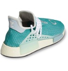 adidas Originals - Pharrell Williams Hu NMD Embroidered Primeknit Sneakers - Blue