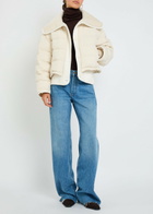 Rag & Bone Gloria Quilted Shell Jacket Off White