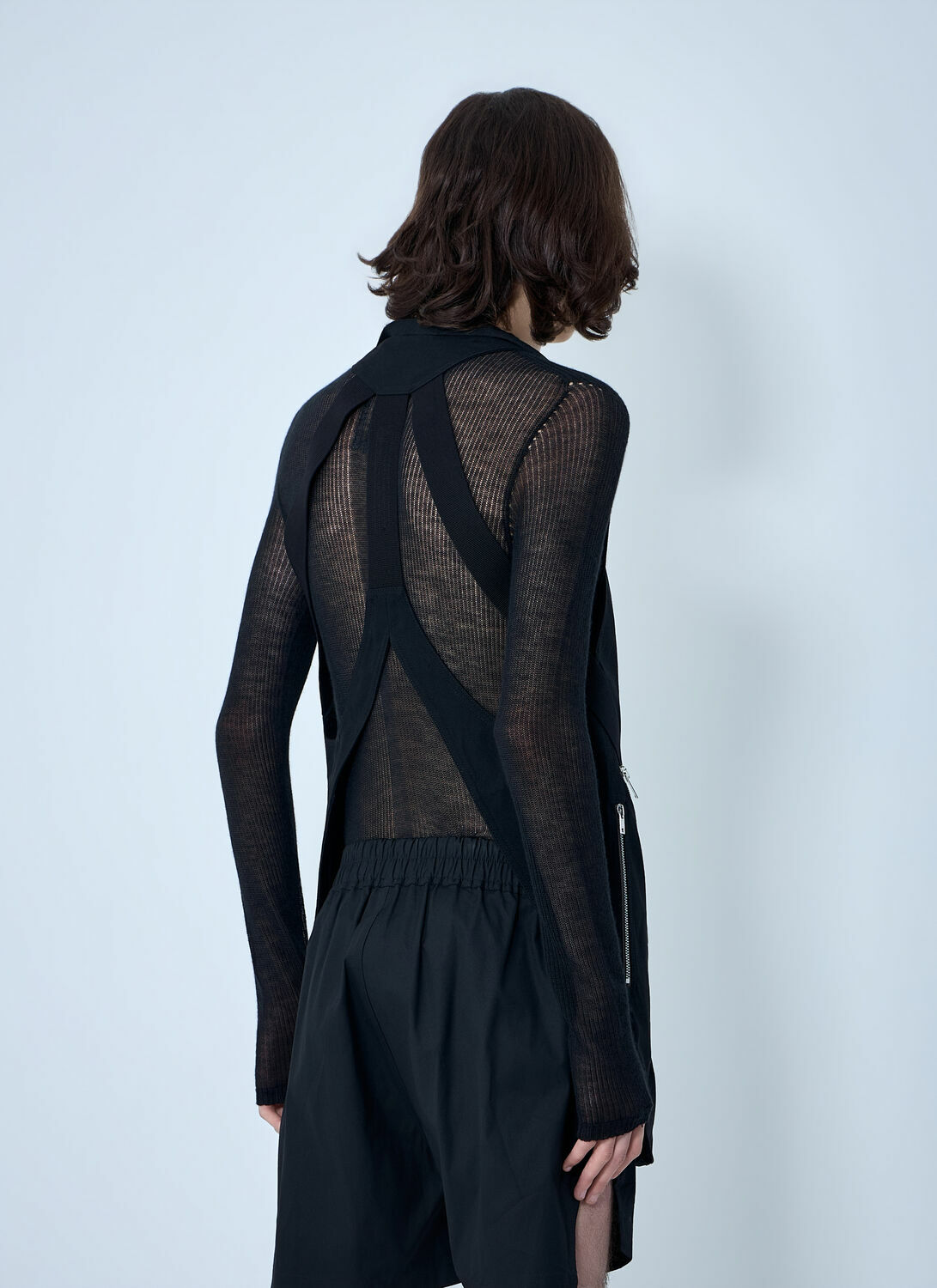 Rick Owens Asymmetric Zip Detail Vest