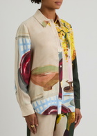 Stine Goya Printed Matte Satin Shirt Multicoloured 1