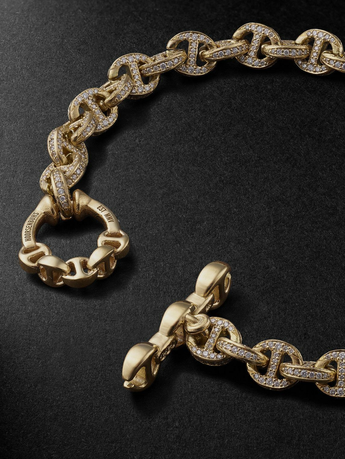 HOORSENBUHS - Open-Link™ 18-Karat Gold Diamond Bracelet - Gold