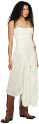 Elena Velez SSENSE Exclusive Off-White Midi Dress