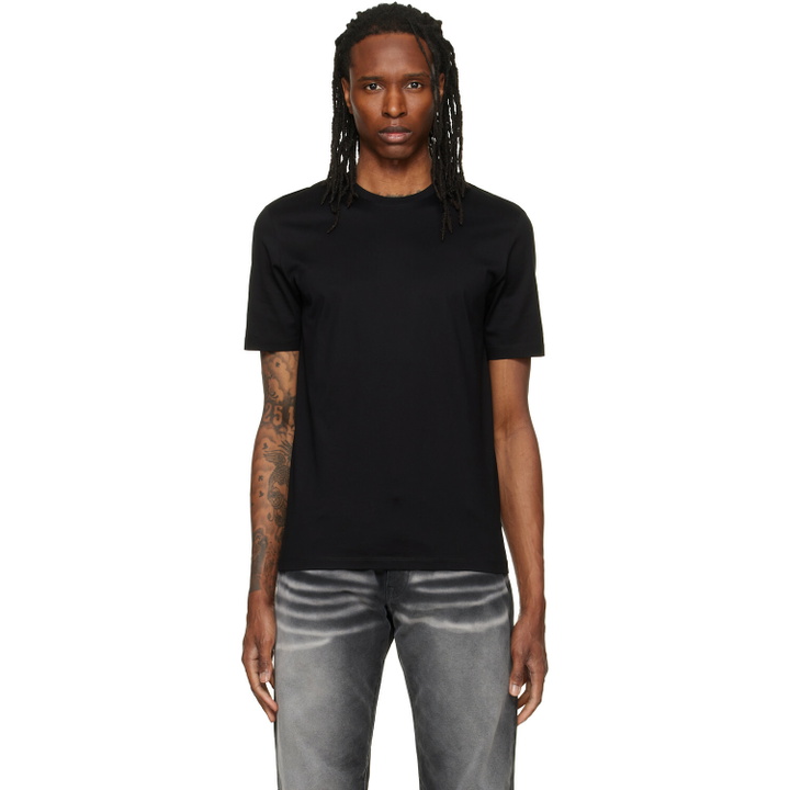 Photo: Hugo Black Slim-Fit Mercerized Cotton T-shirt