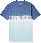 Faherty - Tie-Dyed Organic Cotton-Jersey T-Shirt - Blue