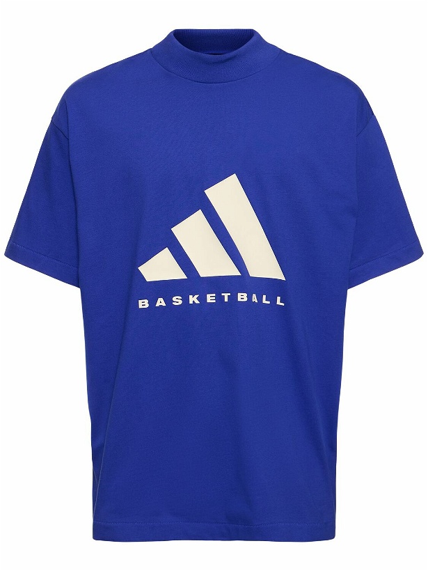 Photo: ADIDAS ORIGINALS - One Basketball Printed Jersey T-shirt
