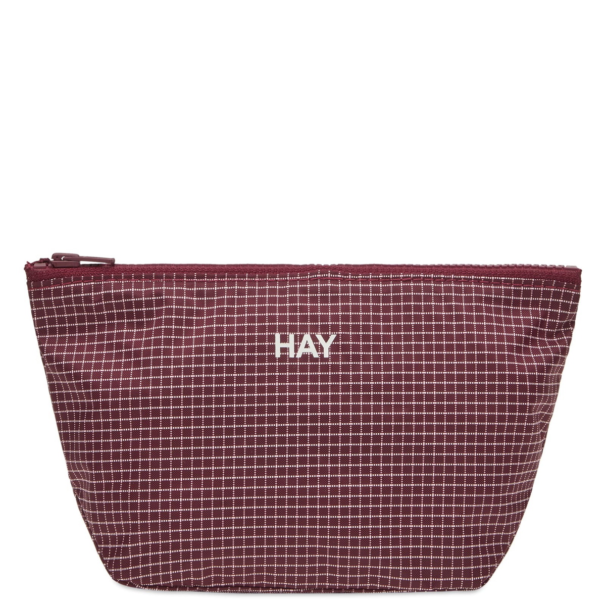 HAY Grid Pouch - Small in Burgundy 