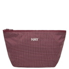 HAY Grid Pouch - Small in Burgundy 
