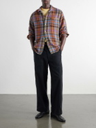 Polo Ralph Lauren - Checked Cotton-Waffle Shirt - Brown