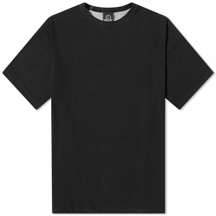 Photo: FrizmWORKS Men's Airly Mesh String T-Shirt in Black