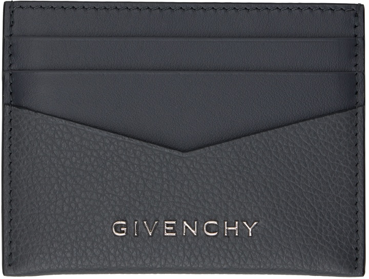 Photo: Givenchy Gray Grained Leather Card Holder