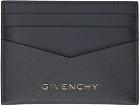 Givenchy Gray Grained Leather Card Holder