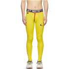 Nike Yellow Off-White Edition NRG RU Pro Sport Leggings