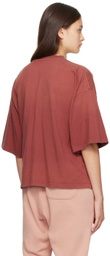drew house Burgundy Scribble T-Shirt