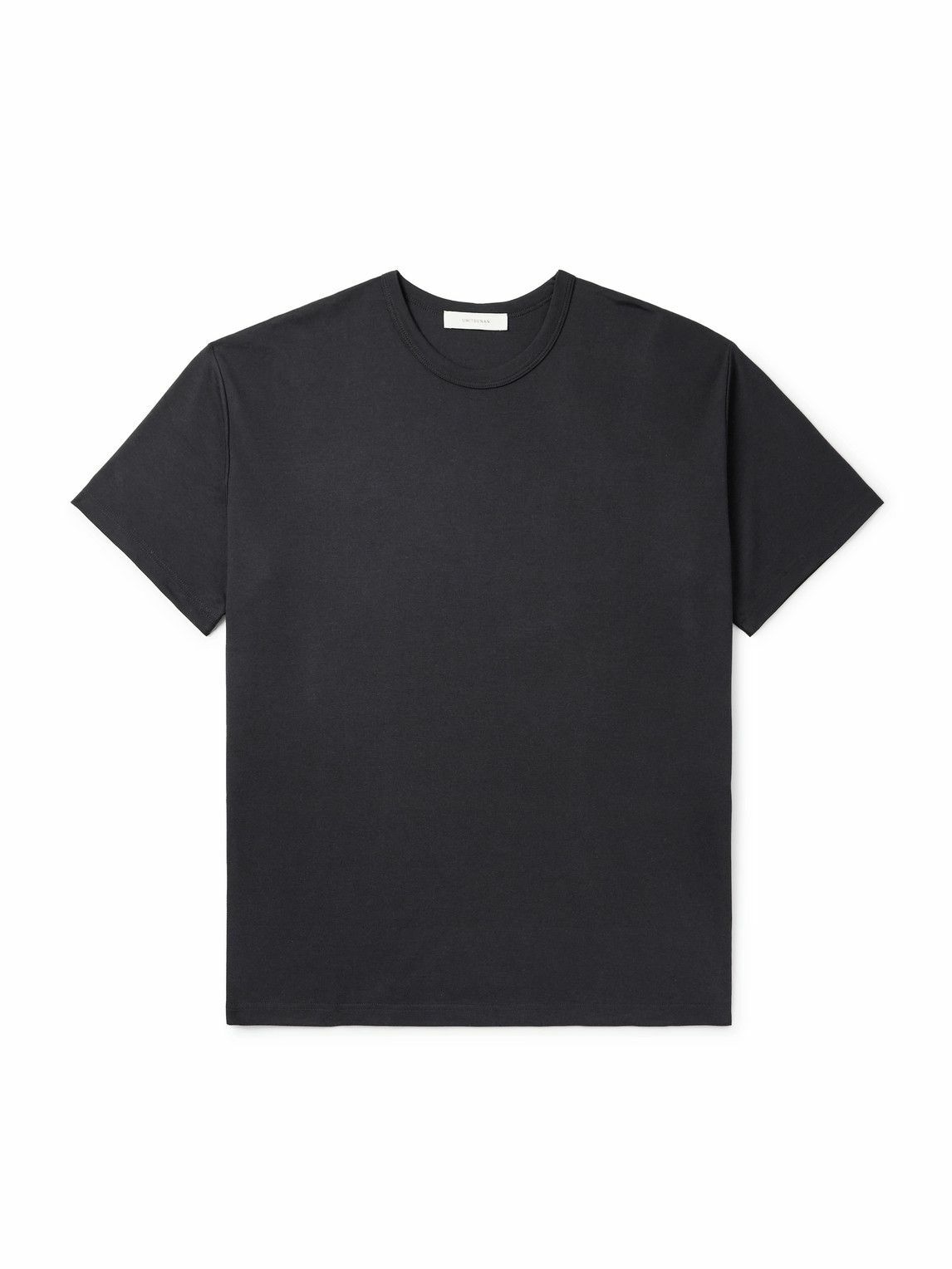 UMIT BENAN - James Cotton-Jersey T-Shirt - Black