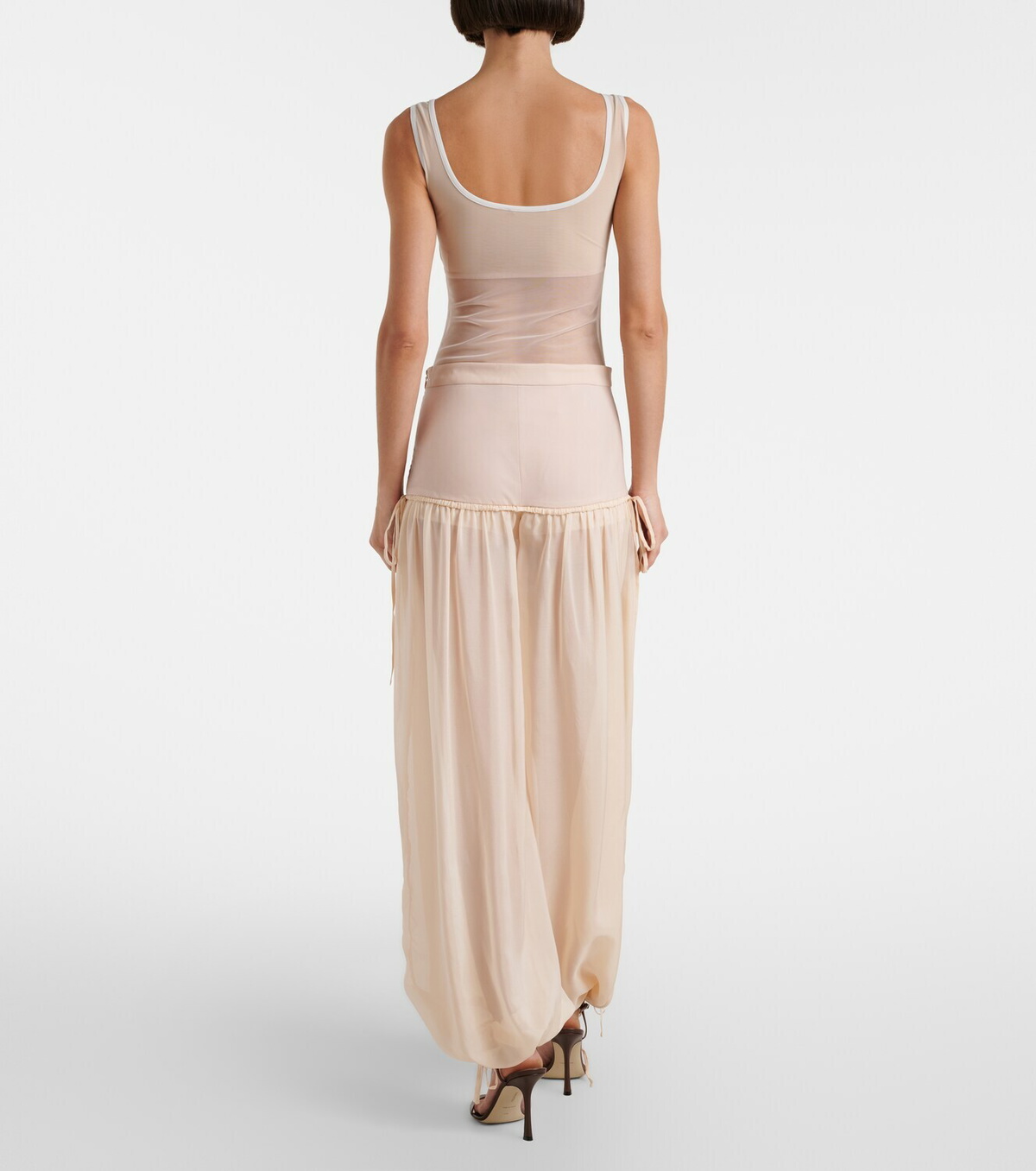 Nensi Dojaka Mid-rise wide-leg pants