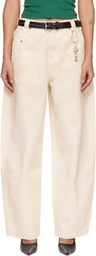 WILLY CHAVARRIA Off-White 'Bad Girl' Jeans
