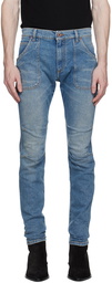 Balmain Blue Slim-Fit Jeans