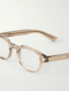 SAINT LAURENT - SL 946 OPT Round-Frame Recycled Acetate Glasses - Brown