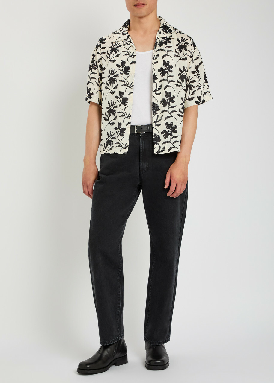 Mki Miyuki Zoku Floral Rayon and Linen-blend Shirt Multi Floral