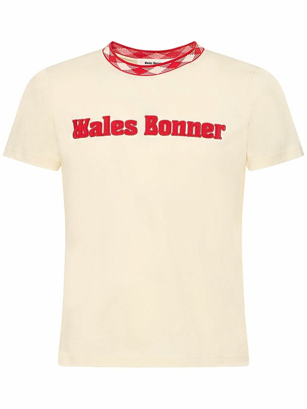 Photo: WALES BONNER - Original Wales Bonner Logo T-shirt