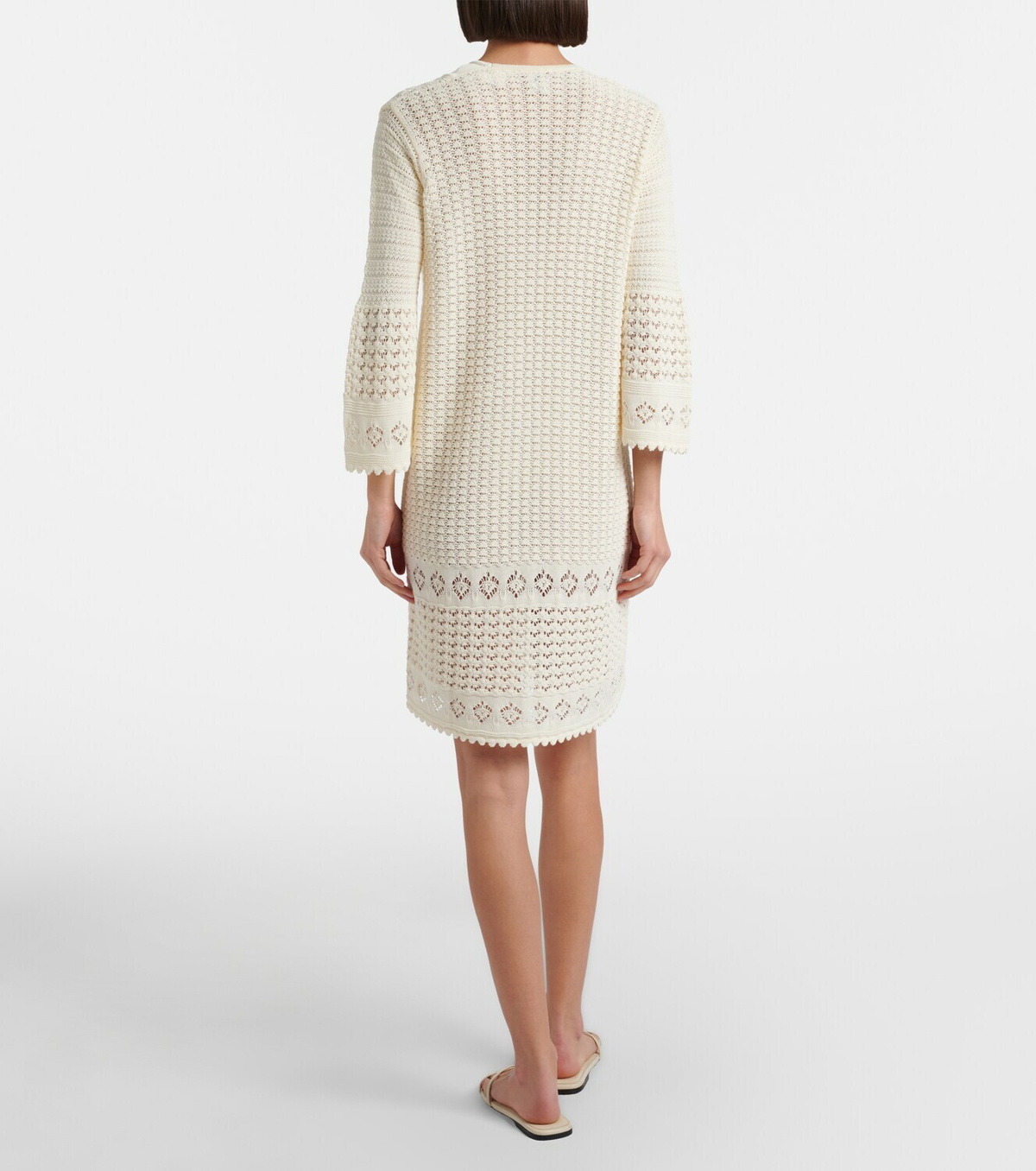 Eres Divina crochet minidress