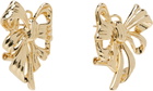 ANINE BING Gold Bow Earrings