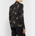 AMIRI - Black Slim-Fit Printed Floral-Jacquard Suit Jacket - Black