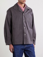 FrizmWORKS - Relaxed Coverall Cotton-Blend Twill Blouson Jacket - Gray