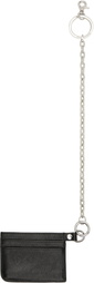 Vivienne Westwood Black Flat Chain Card Holder