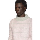 Eckhaus Latta Grey and Pink Poodle Sweater