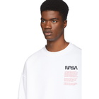 Heron Preston White Facts Sweatshirt