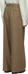 stein Brown Extra Wide Trousers