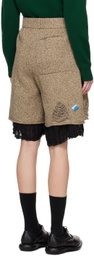 ADER error Beige Varto Shorts